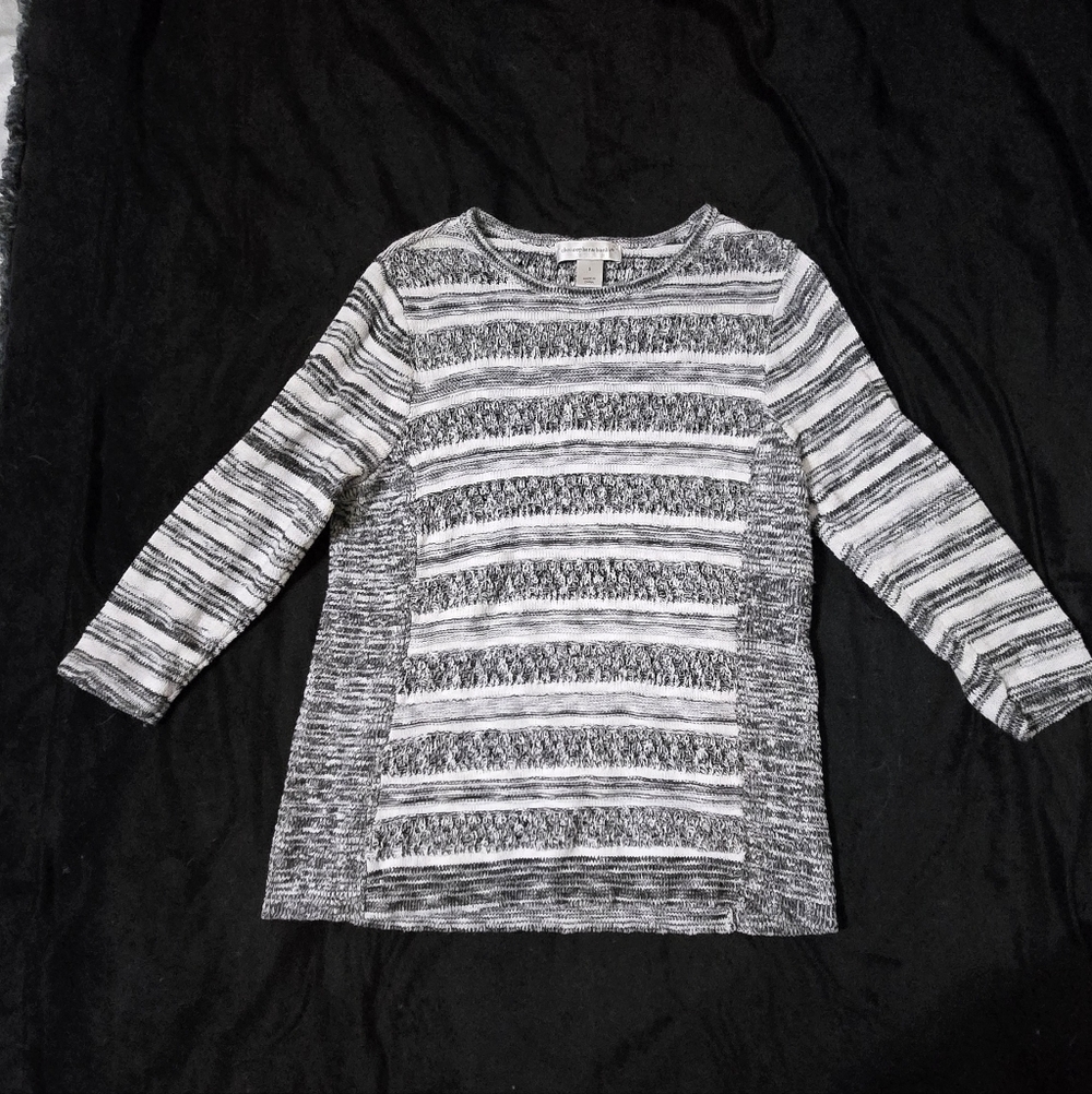 Christopher & Banks Monochrome Knit Sweater